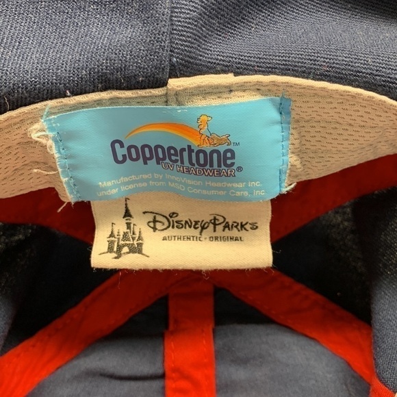 Disney Parks Mickey Mouse Bucket Hat Infant Adjustable Chin Strap Coppertone - Picture 3 of 8